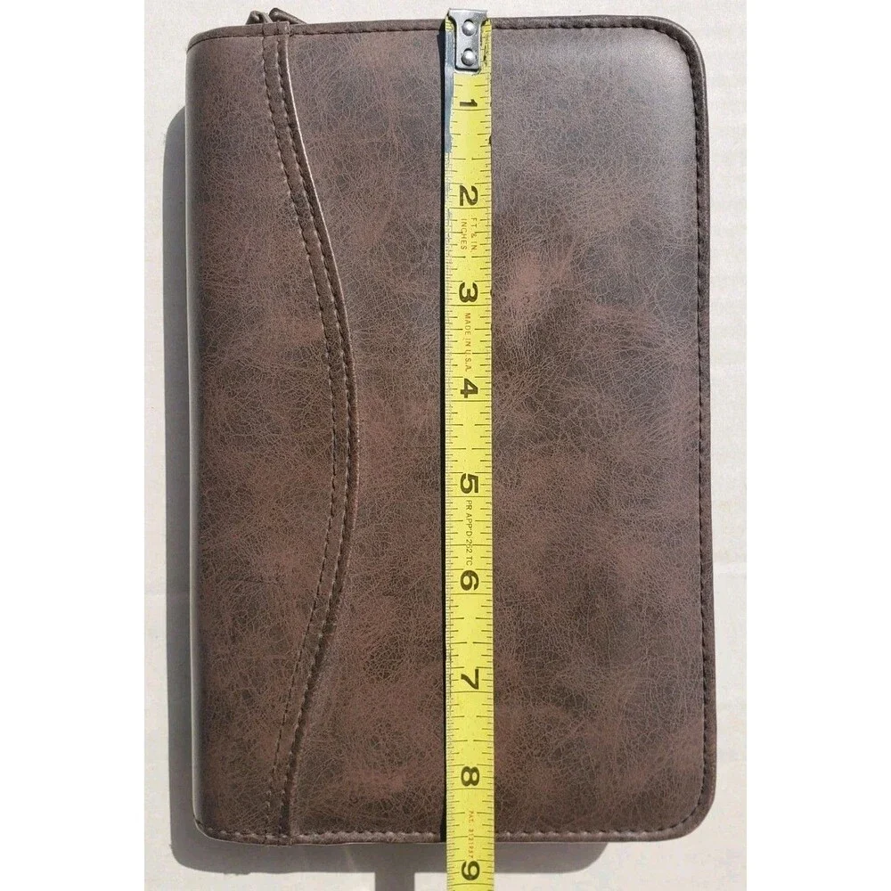 Day-Timer Brown 6 Ring Planner Organizer 8.5